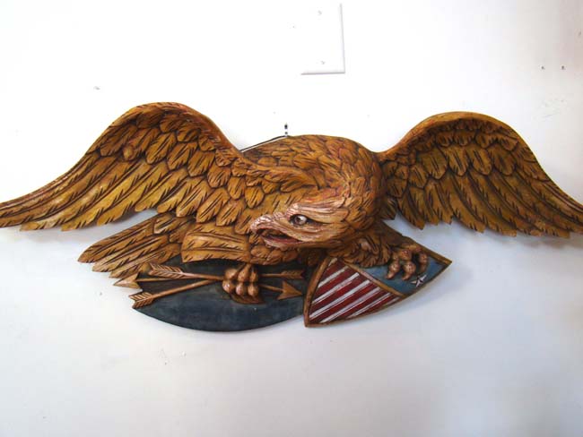 A Carved American Eagle, mid 20th century